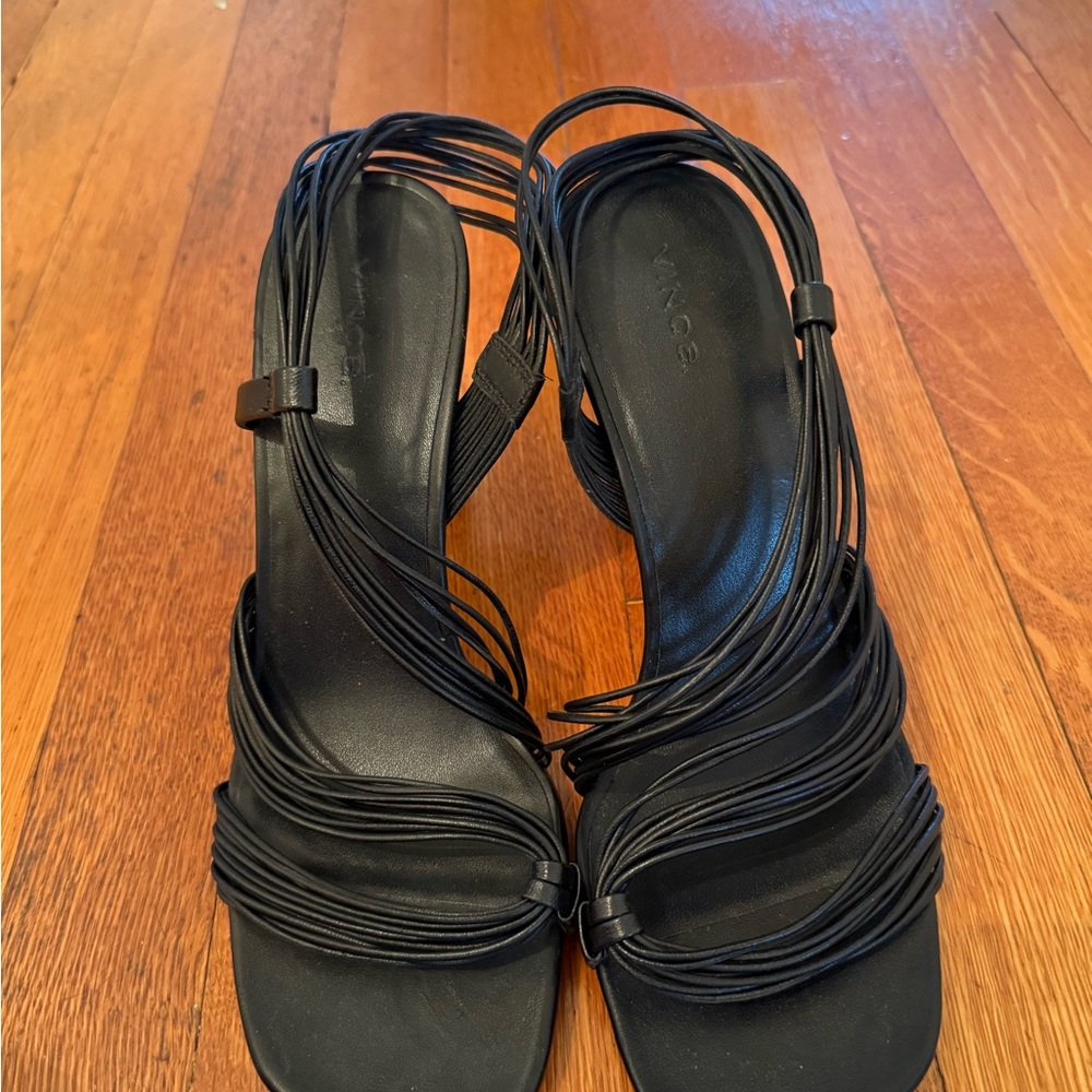 Vince Women's Black Strappy Sandals